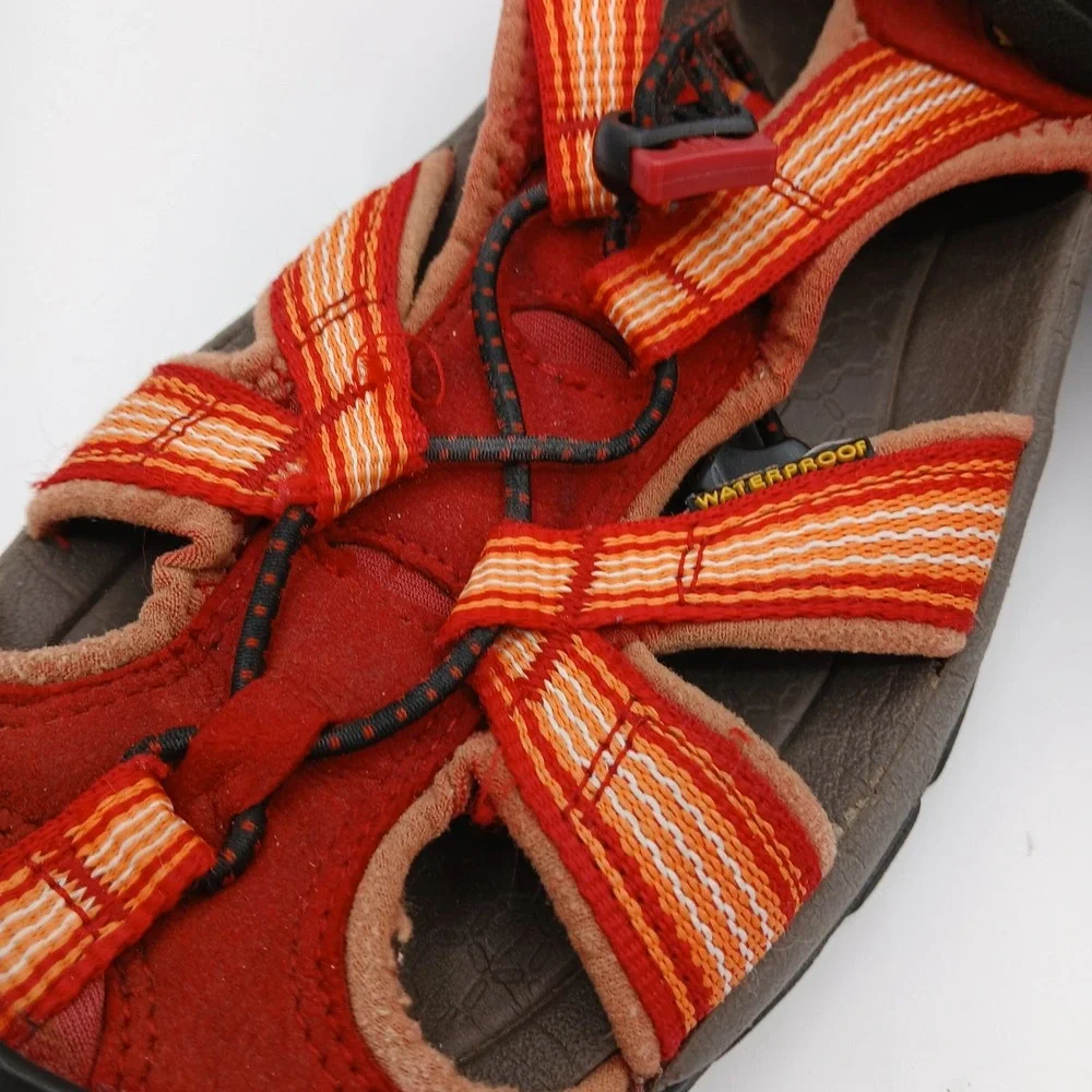 Keen Shoes‎ Womens Red Orange Waterproof Outdoor Sandals Hiking Water EU 39 US 8